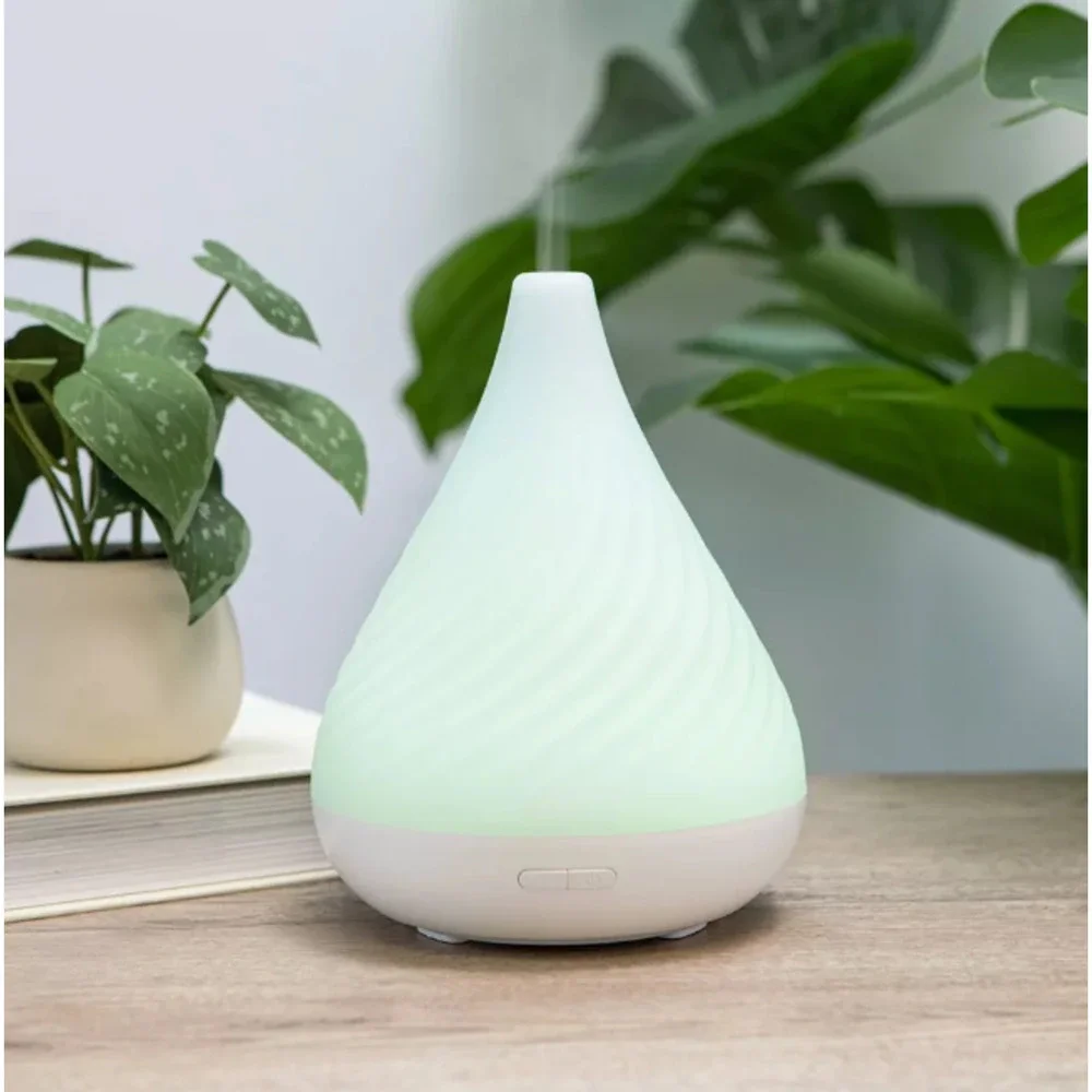 SpaRoom Helix Misting Essential Oil Diffuser Multi Light Mode Ultrasonic Open Bx